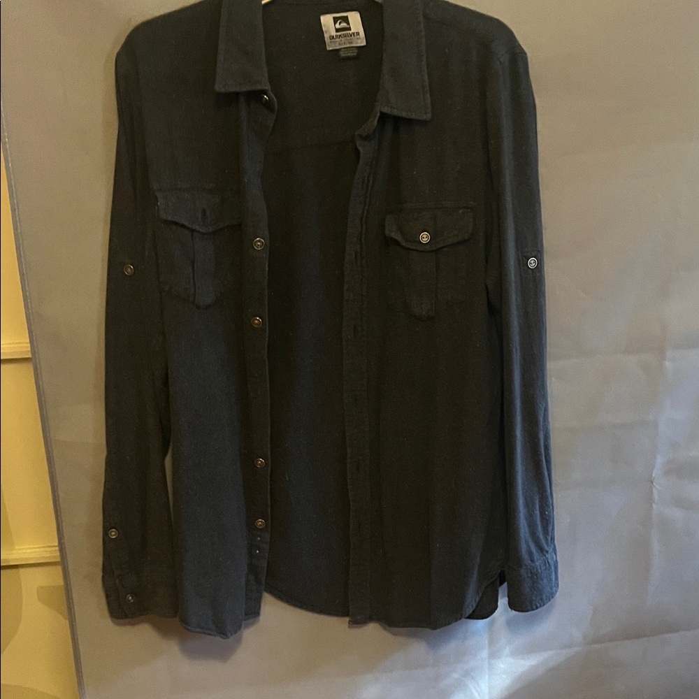Quiksilver Men's Dark Gray Shirt Jacket